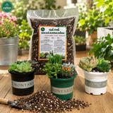  Giá thể sen đá xương rồng VIETPOT, Phối Trộn Sẵn, hỗ trợ thoát nước, giữ ẩm cực kì tốt, . 