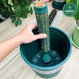  Khớp nối lệch tâm trụ leo kiểng lá VIETPOT, giúp tối ưu hóa không gian, hỗ trợ rễ cây phát triển. 
