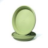  Đĩa nhựa mỏng nhẹ lót chậu cây VIETPOT, xanh mint, cây cảnh, trang trí nhà vườn, ban công 
