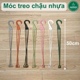  Móc treo chậu nhựa VIETPOT, dài 50cm, treo nhiều loại chậu có vành, lắp ráp dễ dàng, bền bỉ 