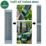  Trụ rêu bán nguyệt cao cấp VIETPOT, 30x7cm, hỗ trợ rễ phát triển, cho cây kiểng lá, kiểng lá leo 