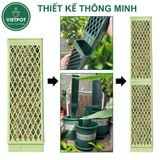 Trụ rêu bán nguyệt cao cấp VIETPOT, Size 30x10cm, hỗ trợ rễ phát triển, cây kiểng lá, kiểng lá leo. 