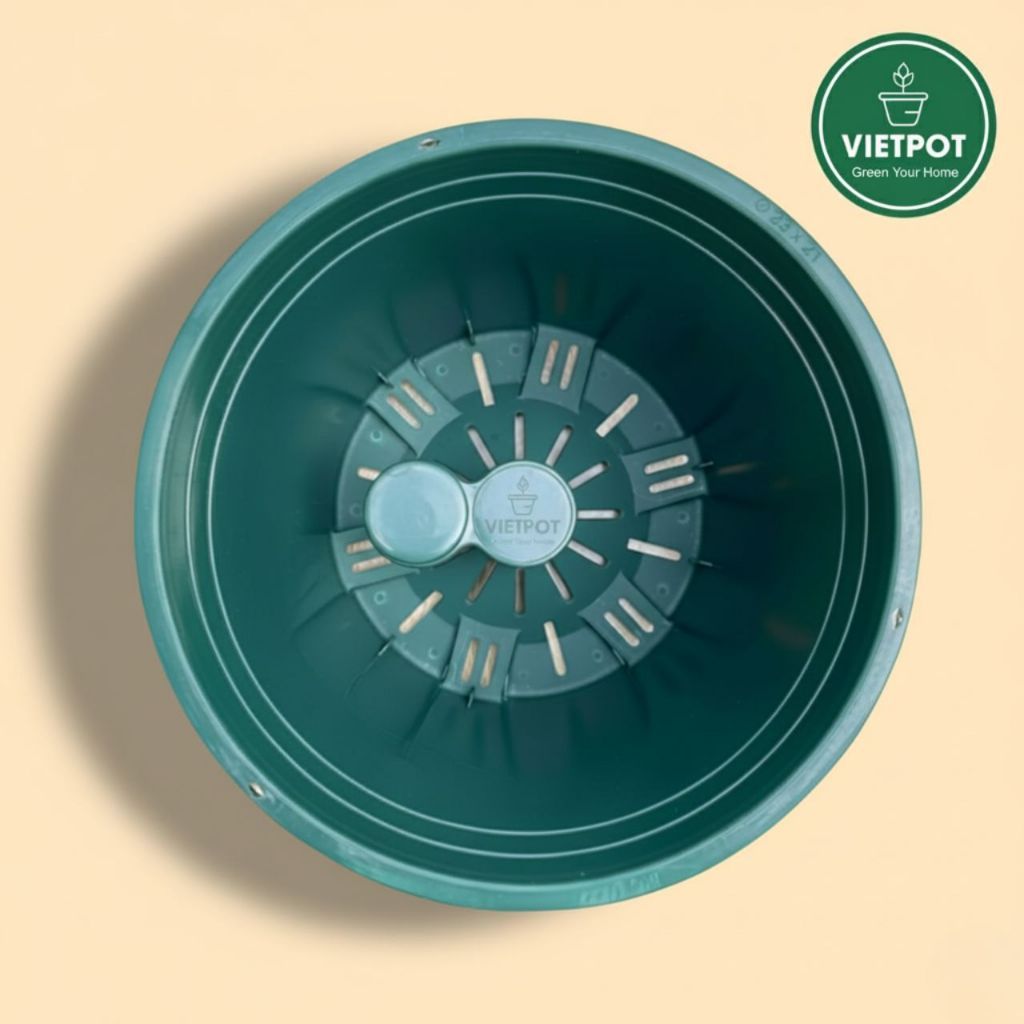  Khớp nối lệch tâm trụ leo kiểng lá VIETPOT, giúp tối ưu hóa không gian, hỗ trợ rễ cây phát triển. 