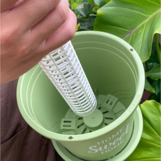  Trụ Nhựa VIETPOT, Gắn Chậu Trồng Kiểng Lá Leo Trụ, Vừa Khớp Nối Các Chậu VIETPOT trang trí sân vườn. 