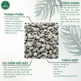  Đá Pumice VIETPOT, bao 800gr, size 1-2cm, giá thể trồng cây cung cấp khoáng chất cho hoa, xương rồng 