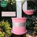  Trụ rêu bán nguyệt cao cấp VIETPOT, Size 30x10cm, hỗ trợ rễ phát triển, cây kiểng lá, kiểng lá leo. 