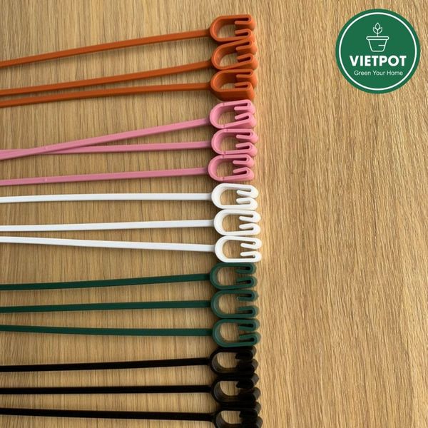  Bộ Chậu Treo VIETPOT, chậu và móc treo,hoa văn MONTARIO, tháo lắp dễ dàng, trang trí bàn, sân thượng 
