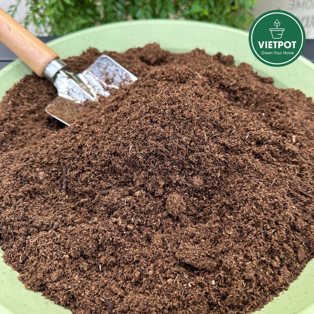  Rêu than bùn peatmoss VIETPOT, bao 500gr, tơi xốp, sạch mầm bệnh, thích hợp trồng hoa kiểng lá 