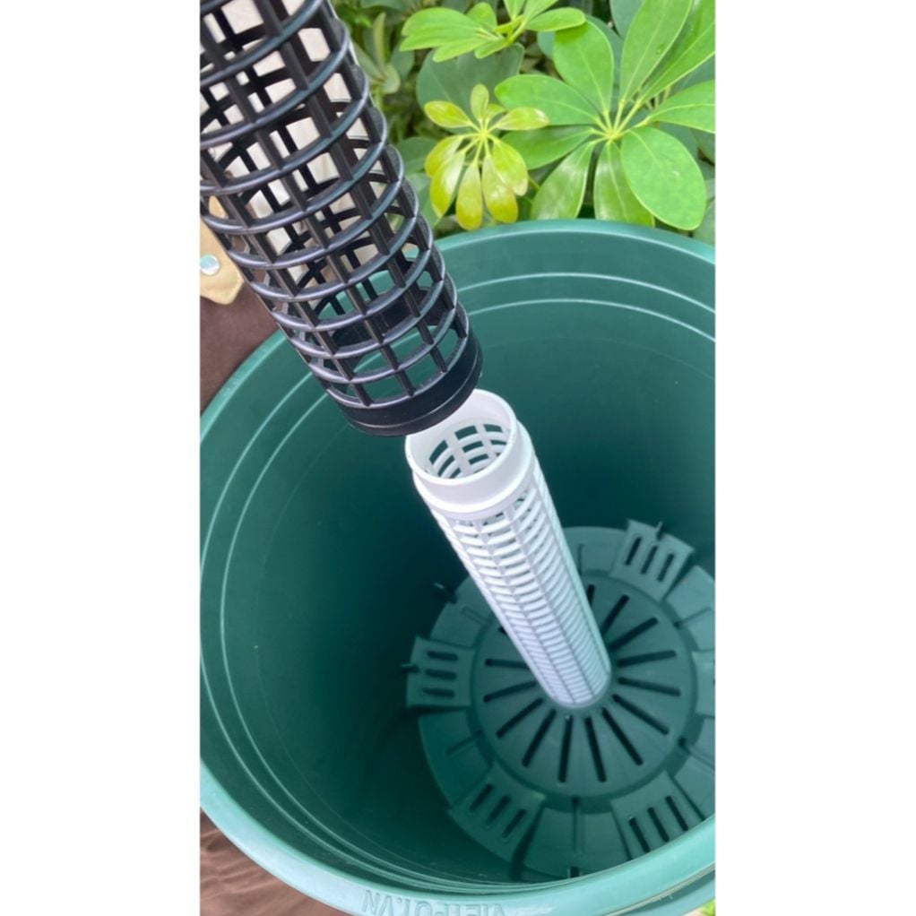  Trụ Nhựa VIETPOT, Gắn Chậu Trồng Kiểng Lá Leo Trụ, Vừa Khớp Nối Các Chậu VIETPOT trang trí sân vườn. 