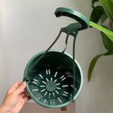  Bộ Chậu Treo VIETPOT, chậu và móc treo,hoa văn MONTARIO, tháo lắp dễ dàng, trang trí bàn, sân thượng 