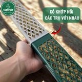  Trụ rêu bán nguyệt cao cấp VIETPOT, 30x7cm, hỗ trợ rễ phát triển, cho cây kiểng lá, kiểng lá leo 