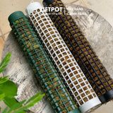  Trụ nhựa đã nhét rêu rừng VIETPOT, 29cm, vừa khớp gắn trụ chậu nhựa VIETPOT, trụ có thể gắn nối dài. 