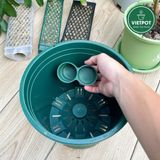  Khớp nối lệch tâm trụ leo kiểng lá VIETPOT, giúp tối ưu hóa không gian, hỗ trợ rễ cây phát triển. 
