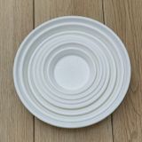  Đĩa nhựa mỏng nhẹ lót chậu cây VIETPOT, màu trắng, cây cảnh, trang trí nhà vườn, ban công 