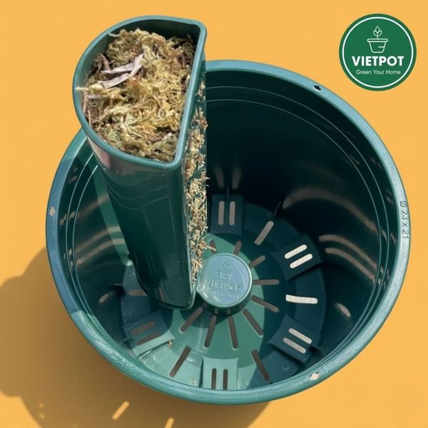  Khớp nối lệch tâm trụ leo kiểng lá VIETPOT, giúp tối ưu hóa không gian, hỗ trợ rễ cây phát triển. 