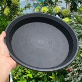  Đĩa nhựa mỏng nhẹ lót chậu cây VIETPOT, màu đen, cây cảnh, trang trí nhà vườn, ban công 