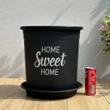  Chậu nhựa trồng cây VIETPOT, size lớn 34x36cm, 6.6gal, Sweet home, trồng hoa kiểng để sân vườn nhà. 