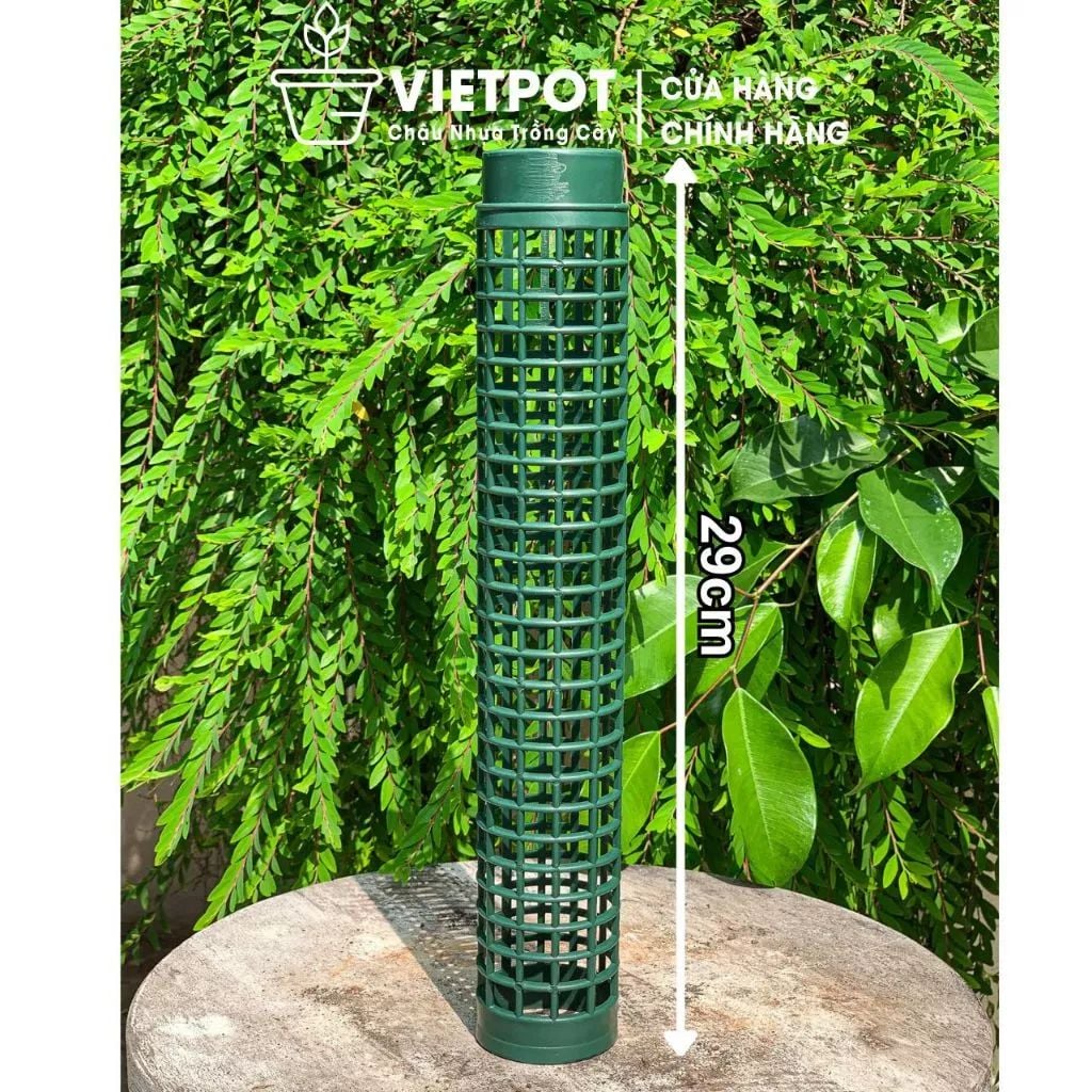  Trụ Nhựa VIETPOT, Gắn Chậu Trồng Kiểng Lá Leo Trụ, Vừa Khớp Nối Các Chậu VIETPOT trang trí sân vườn. 