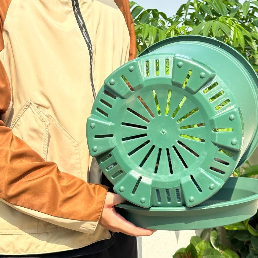  Chậu Nhựa Trồng Cây VIETPOT, size lớn 34x36cm MONTARIO, 6,6gallon, trang trí bàn, sân vườn, ban công 