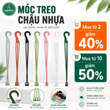  Móc treo chậu nhựa VIETPOT, dài 50cm, treo nhiều loại chậu có vành, lắp ráp dễ dàng, bền bỉ 