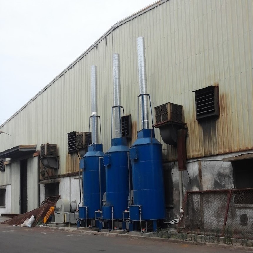Tháp hấp thụ Thép 1800-17700 m3/h SS