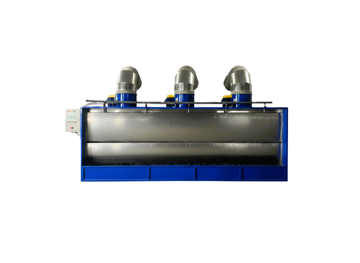 Buồng sơn nước 2 máng tràn rộng 6600 cao 1940