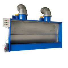 Buồng sơn nước 2 máng tràn rộng 3300 cao 1940