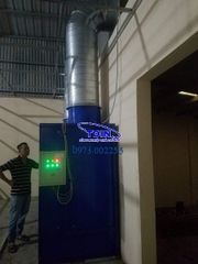 Buồng sơn nước 2 máng tràn rộng 2200 cao 1940