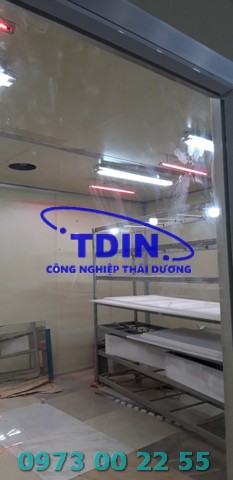 Phòng sơn sạch-cấp khí áp dương 2,2m