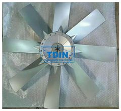 Cánh quạt hợp kim nhôm tdin Đường kính 800 8 cánh lỗ trục 28