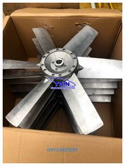 Cánh quạt hợp kim nhôm tdin Đường kính 800 8 cánh lỗ trục 28
