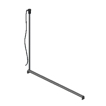Điện trở titan chữ L 3kW D20x1200 + D40x 900mm200