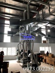 Hệ thống hút bụi 37kw 22000m3/h