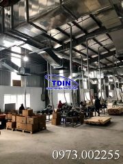 Hệ thống hút bụi 37kw 22000m3/h