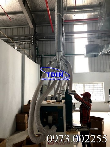 Hệ thống hút bụi 37kw 22000m3/h
