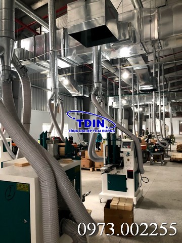 Hệ thống hút bụi 37kw 22000m3/h