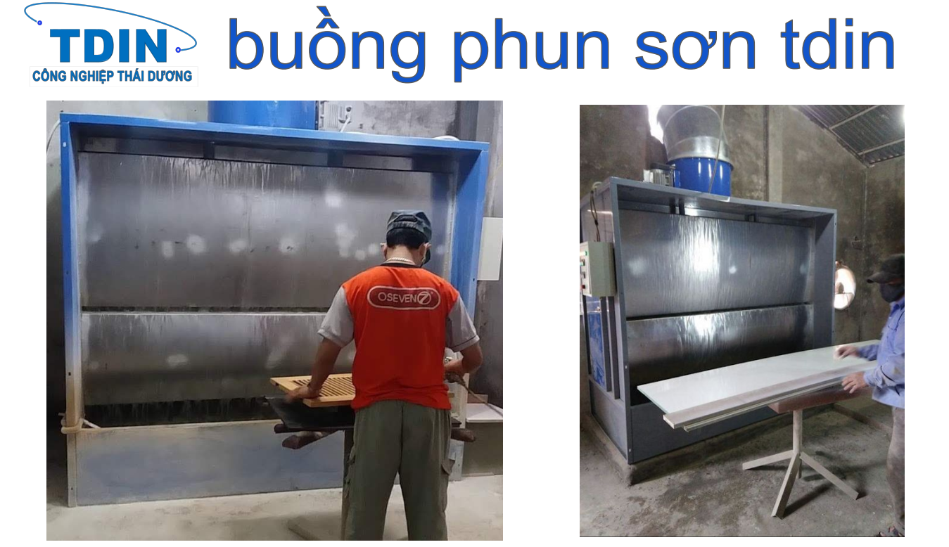 Phòng sơn nội thất 2 người phun