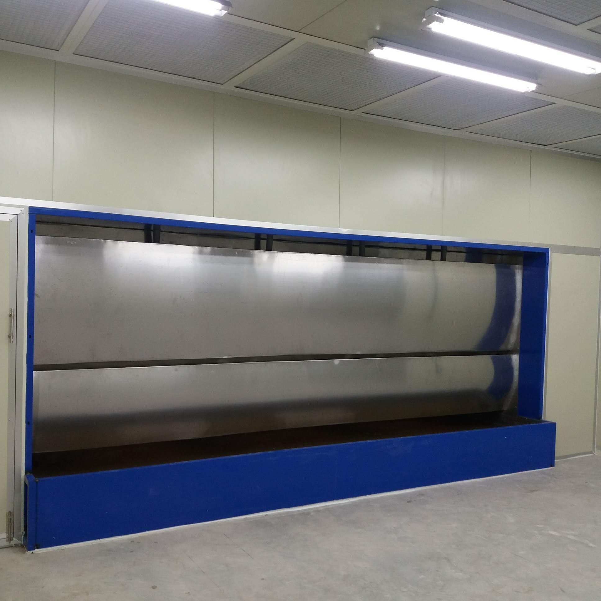 Buồng sơn nước 2 máng tràn rộng 6600 cao 1940
