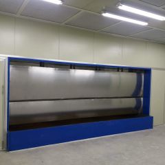Buồng sơn nước 2 máng tràn rộng 6600 cao 1940