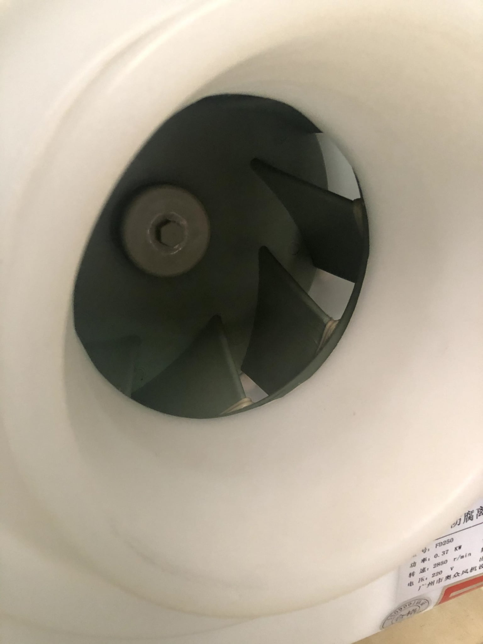 Quạt chịu hóa chất TDIN CBA-FD