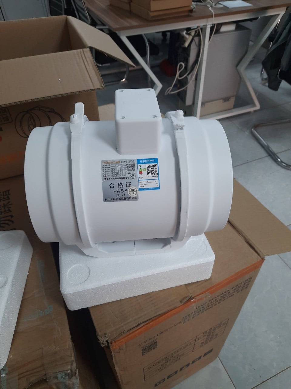 Quạt cấp khí tươi hút khí TD.QHK.MF-200P công suất 125-145w