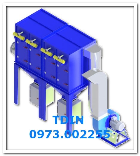 Máy hút bụi HB2-5.5kw 5500m3/h