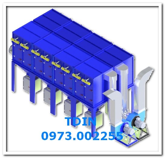 Máy hút bụi HB2-5.5kw 5500m3/h