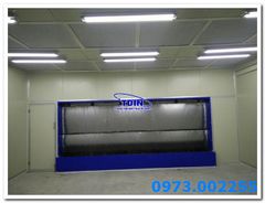 Buồng sơn nước 2 máng tràn rộng 3300 cao 1940