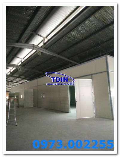 Phòng sơn sạch-cấp khí áp dương 2,2m