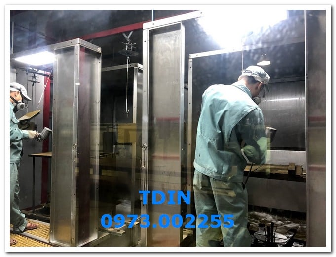 Dây chuyền sơn tĩnh điện đồng bộ