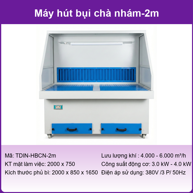Máy hút bụi chà nhám, hệ thống hút bụi chà
