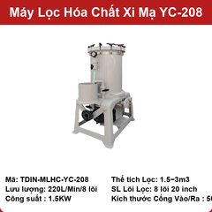 Máy lọc hóa chất xi mạ