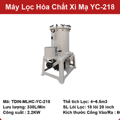Máy lọc hóa chất xi mạ