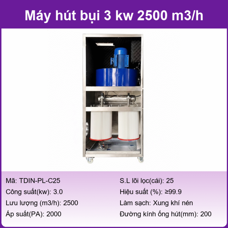 Máy hút bụi 1.5 -7,5 kW